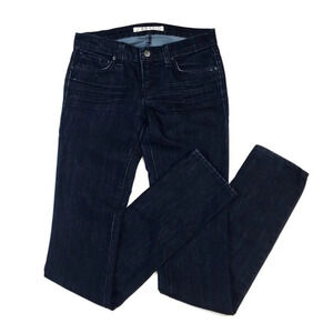 WJ1 J Brand Cali Whiskered Skinny Jeans 25
